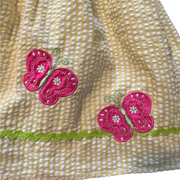 🎉HOST PICK🎉 Emily Rose Seersucker Dress with Embroidered Butterflies - Picture 6 of 7